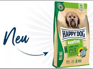HAPPY DOG ?NaturCroq Mini Lamm & Reis - 4kg ? Trockenfutter
