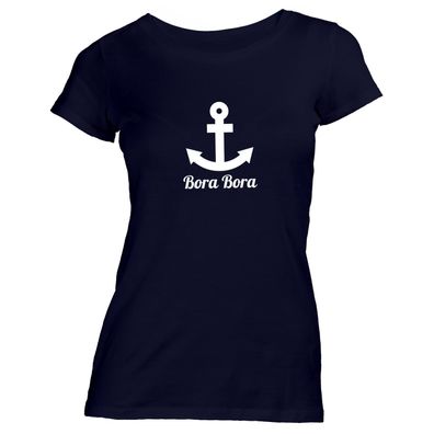 Damen T-Shirt Anker Bora Bora