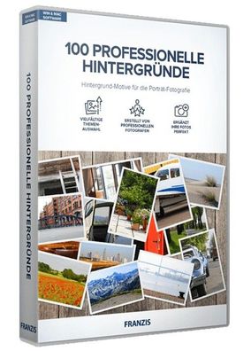 100 professionelle Hintergründe - Franzis - PC Download Version