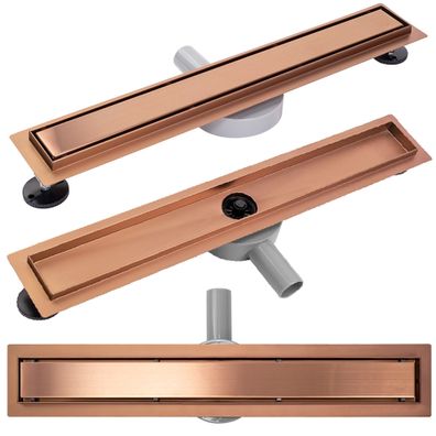 Rea Duschrinne Pure Neo Brushed Copper 70