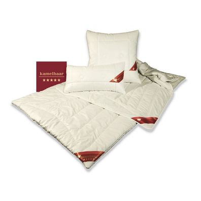 Premium Kamelhaar Duo-Warm Steppbett Winterbett Bettdecke 200x200, 2200g