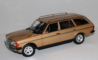 Norev 183739 | Mercedes-Benz 123 T (AMG Paket) | 1982 | Gold Metallic | 1:18