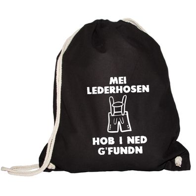 Turnbeutel Mei Lederhosen hob i ned gefunden