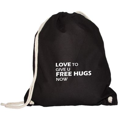 Turnbeutel Love to Give You Free Hugs Now