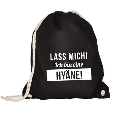 Turnbeutel Lass mich, ich bin eine Hyäne