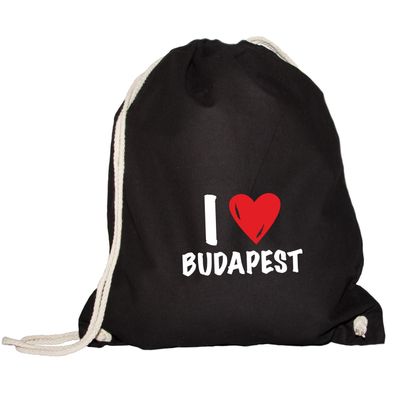 Turnbeutel I love Budapest