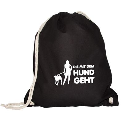 Turnbeutel Die mit dem Hund geht