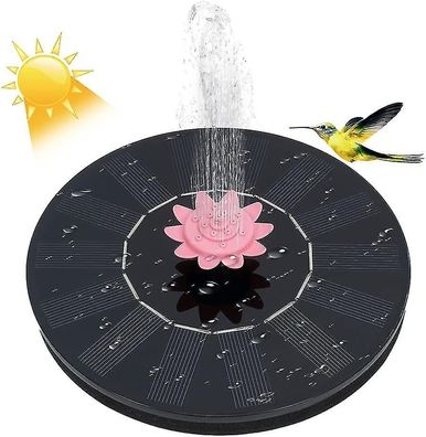 Solar Powered Fountain Water Pump, Free Standing Floating Solar