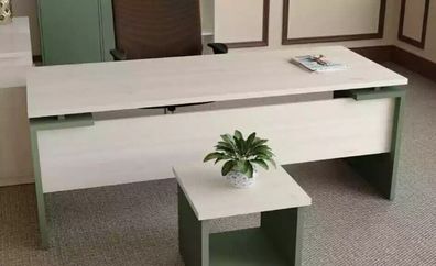 Klassischer Weißer Designer Luxus Schreibtisch Holzmöbel Arbeitszimmer