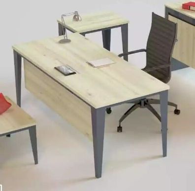 Designer Brauner Schreibtish Büromöbel Holztische Luxus Möbel Neu