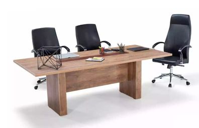 Moderner Brauner Konferenztisch Luxus Besprechungstisch Büro Möbel Neu
