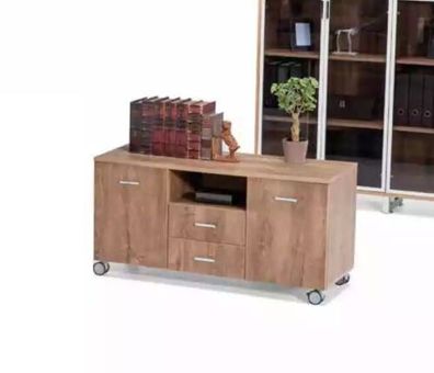 Designer Luxus Kommode Büromöbel Holzschrank Konsole Arbeitszimmer