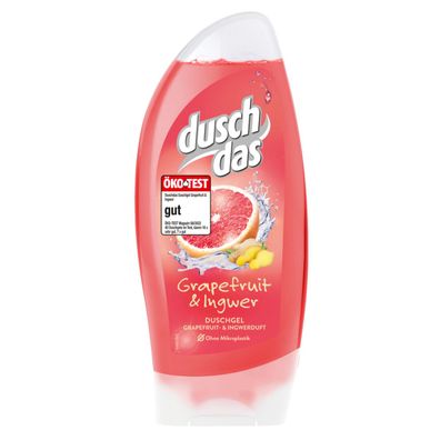 Duschdas Grapefruit und Ingwer Duschgel ohne Microplastik 250 ml