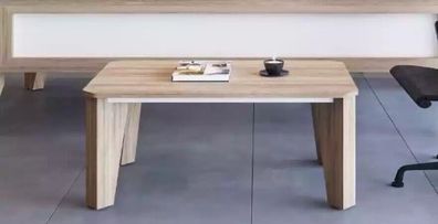 Designer Hellbrauner Couchtisch Holzmöbel Beistelltische Luxus Möbel