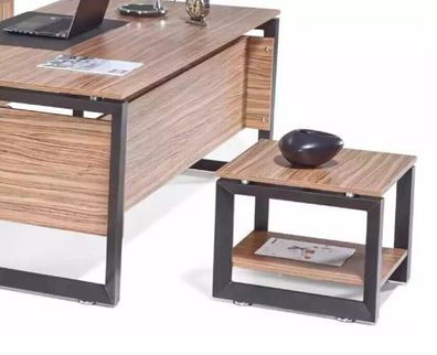 Brauner Quadratischer Couchtisch Luxus Holz Möbel Wohnzimmer Design Neu