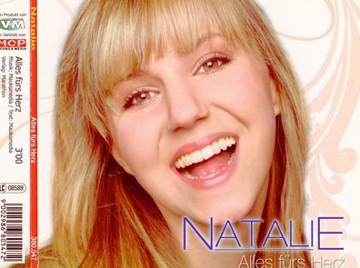 Maxi CD Cover Natalie - Alles für´s Herz