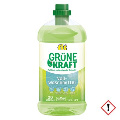 Fit Grüne Kraft Vollwaschmittel flüssig für 20 Waschladungen 1320ml