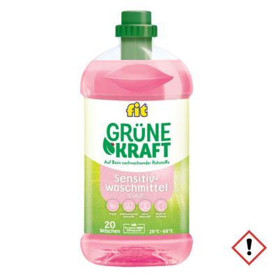 Fit Grüne Kraft Colorwaschmittel Sensitiv 20 Waschladungen 1320ml