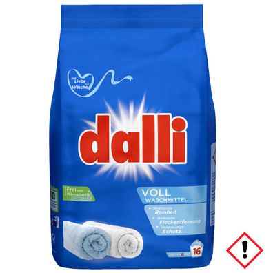 Dalli Aktiv Plus Waschmittelpulver, 16WL, 1,04kg