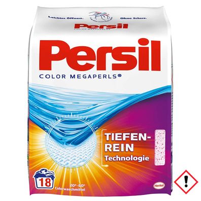 Persil Color Megaperls für Buntwäsche 18 Waschladungen 1332g