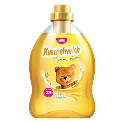 Kuschelweich Premium Weichspüler Luxus mit Moringa Öl 28 WL 750ml