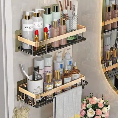 Duschablage Ohne Bohren 2 Stéck, Badezimmer Organizer