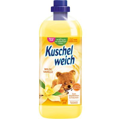 Kuschelweich Weichspüler Wilde Vanille für 38 Waschladungen 1000ml