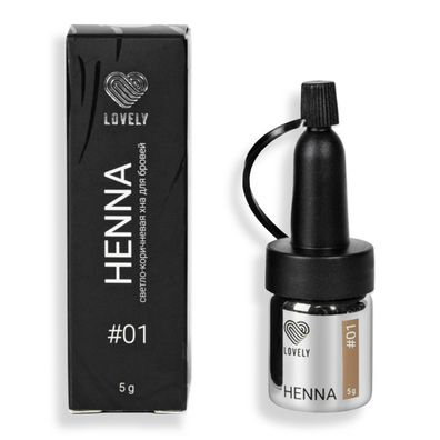 Henna Lovely Augenbrauenfarbe Wimpernfarbe Brow Farbe 4 Farben 5g