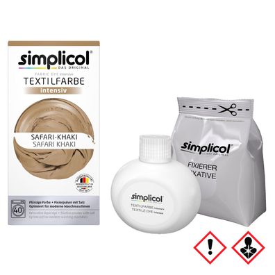 Simplicol Textilfarbe intensiv all in 1 Flüssig in Safari Khaki