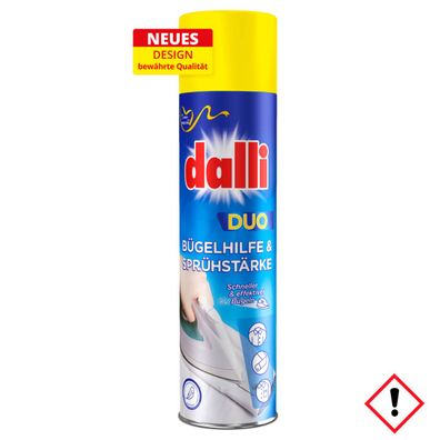 Dalli Duo 2in1 Bügelhilfe & Sprühstärke ohne zu verkleben 400 ml