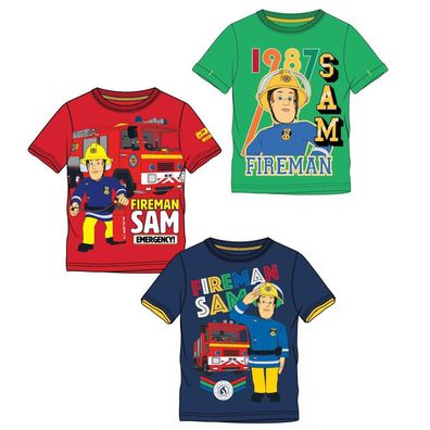 T-Shirt Unser Held | Feuerwehrmann Sam | Größe 104 - 140 | Kinder Jungen Shirt