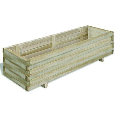 vidaXL Hochbeet 120x40x30 cm Holz Rechteckig