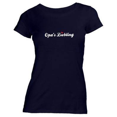 Damen T-Shirt Opa's Liebling