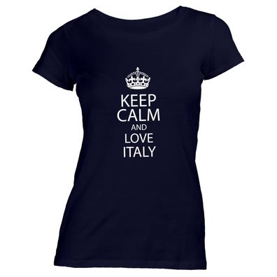 Damen T-Shirt KEEP CALM Italy