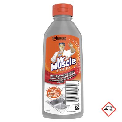 Mr Muscle Metallreiniger Stahl fix Classic bei Kalk und Fett 200ml