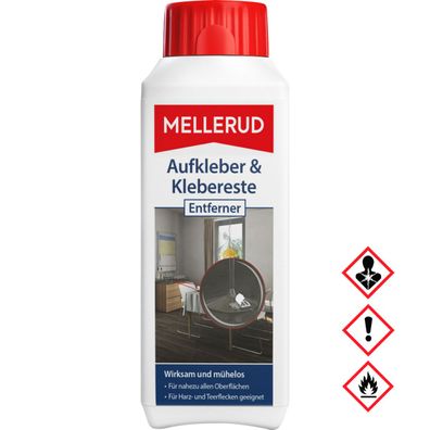 Mellerud Klebe Reste Ex Aufkleber und Klebereste Entferner 250ml