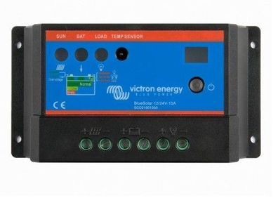 Victron Energy BlueSolar PWM-Light Charge Controller 12/24V-10A : SCC010010000