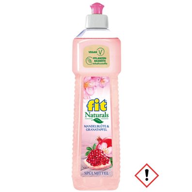 Fit Naturals Spülmittel Mandelblüte und Granatapfel Duft 750ml