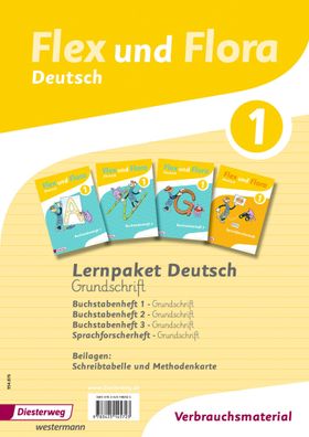 Flex und Flora - Ausgabe 2013 Paket Deutsch 1 in Grundschrift Balig