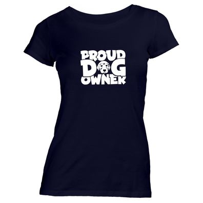 Damen T-Shirt proud dog owner