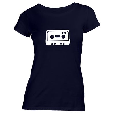 Damen T-Shirt Kassette