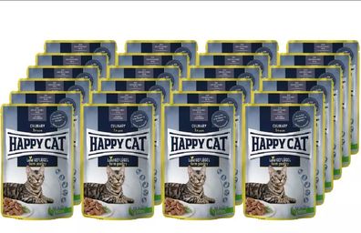 Happy Cat ¦ Meat in Sauce - Culinary Land-Geflügel - 24 x 85 g ? Nassfutter
