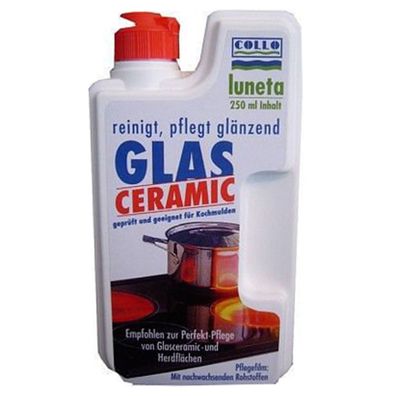 Luneta Glaskeramik Reiniger Reinigung und Pflege für Glaskeramik 250ml