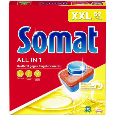 Somat Tabs All in 1 XXL mit Maschinenpflege Funktion 1er Pack