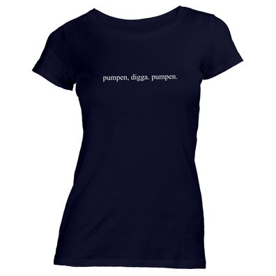 Damen T-Shirt pumpen digga pumpen