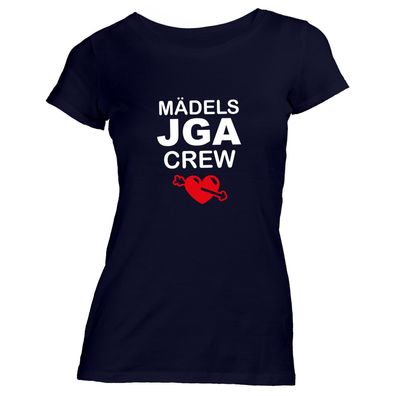 Damen T-Shirt JGA Mädels Crew