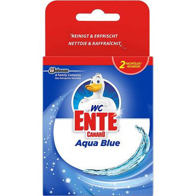 WC Ente Aqua Blue 4in1 Nachfüller Marine Duftspüler (2x 40g)