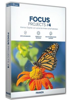 Focus Projects 4 Standard - Fotos vergößern - Franzis - PC Download Version