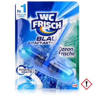 Henkel WC Frisch Blau Kraft Aktiv Ozean Frische für blaues Wasser 50g