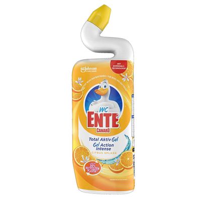WC Ente Total Aktiv Reinigungs Gel mit frischem Citrus Duft 750ml